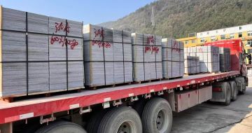 双鸭山 芝麻灰地铺石出货日常