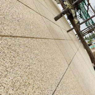 双鸭山 黄金麻花岗岩荔枝面外墙干挂石材效果示例