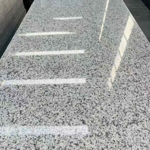 双鸭山 白麻花岗岩光面毛板