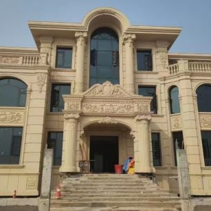 双鸭山 黄金麻花岗岩别墅外墙干挂