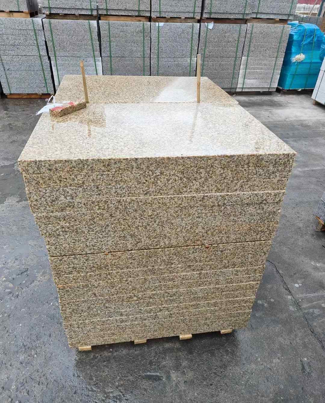 双鸭山 湖北黄金麻花岗岩石材荔枝面外墙石材