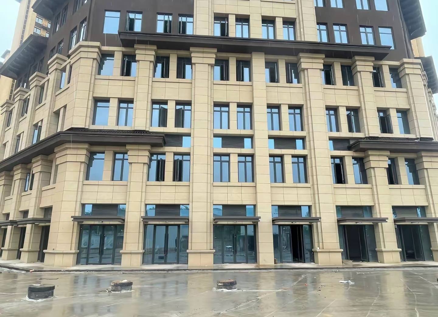 双鸭山 黄金麻花岗岩荔枝面小区外墙干挂