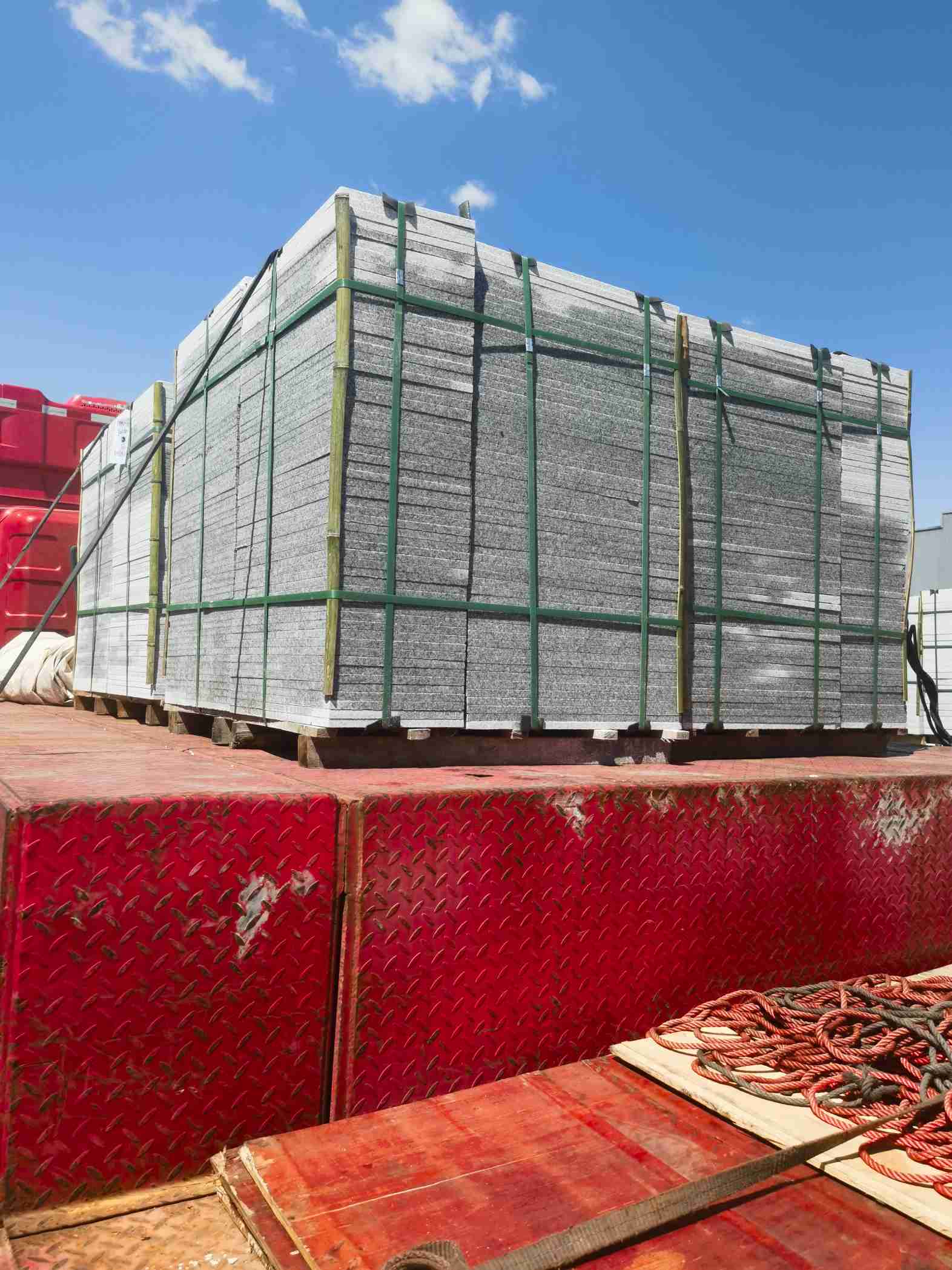 双鸭山 芝麻白火烧规格板地铺石300*600/600*600