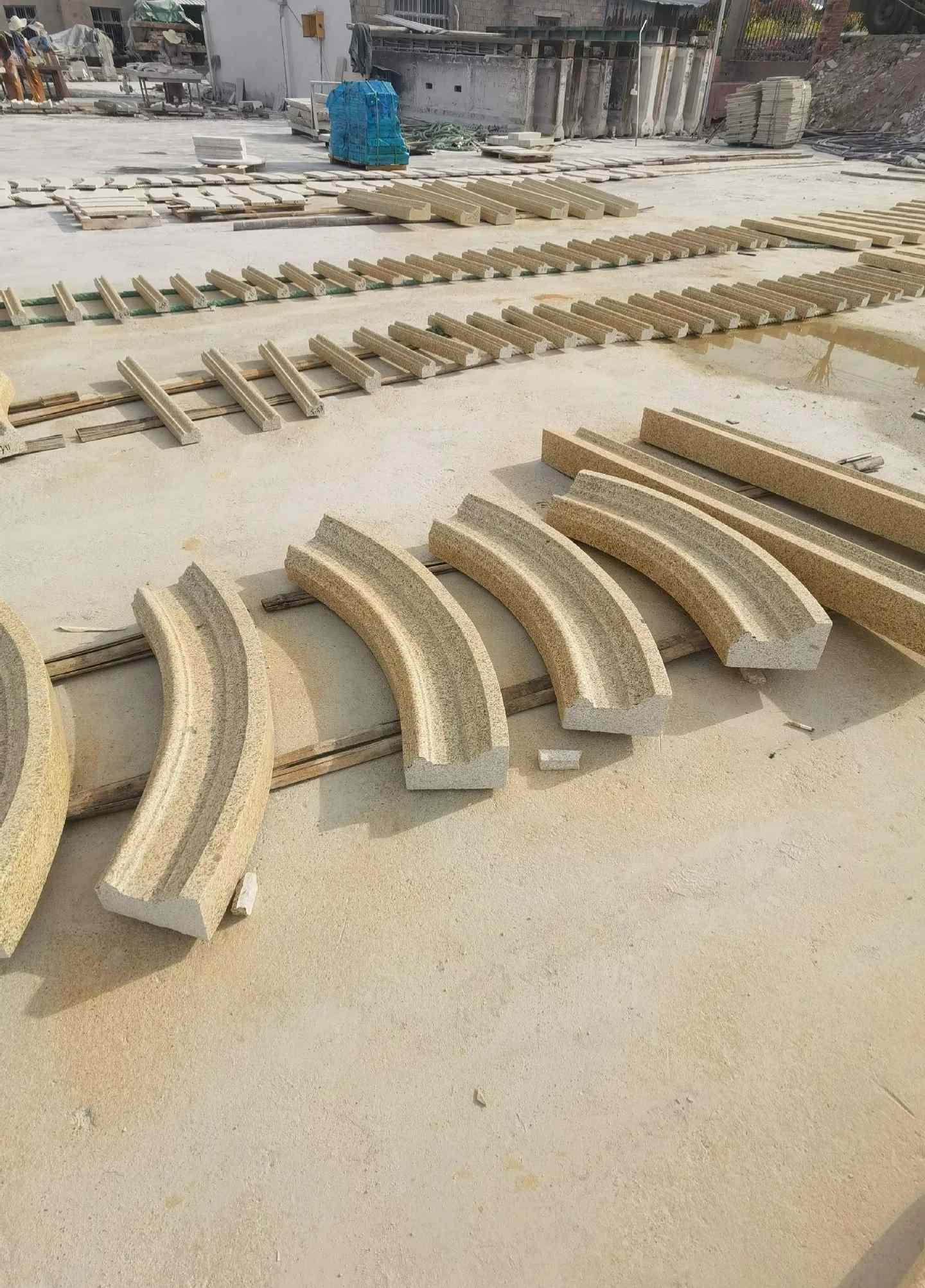 双鸭山 黄金麻花岗岩别墅线条