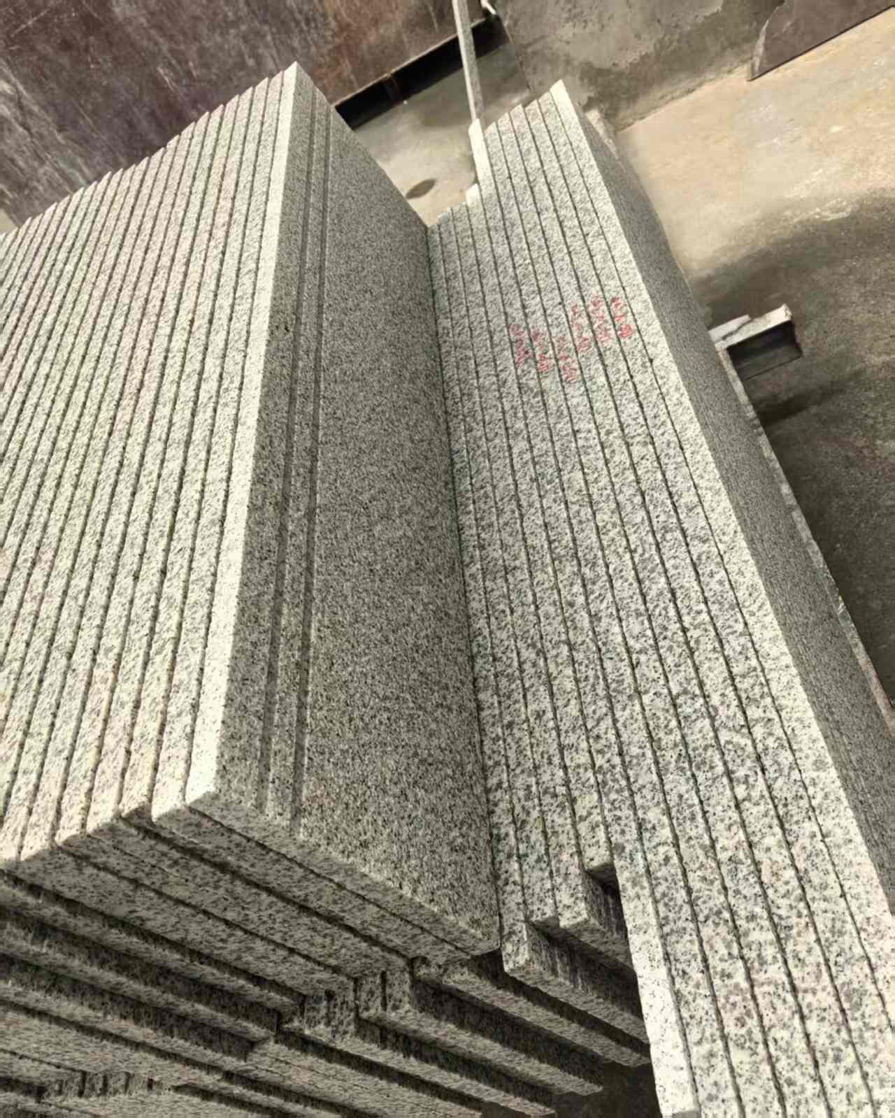 双鸭山 白麻荔枝面花岗岩楼梯踏步