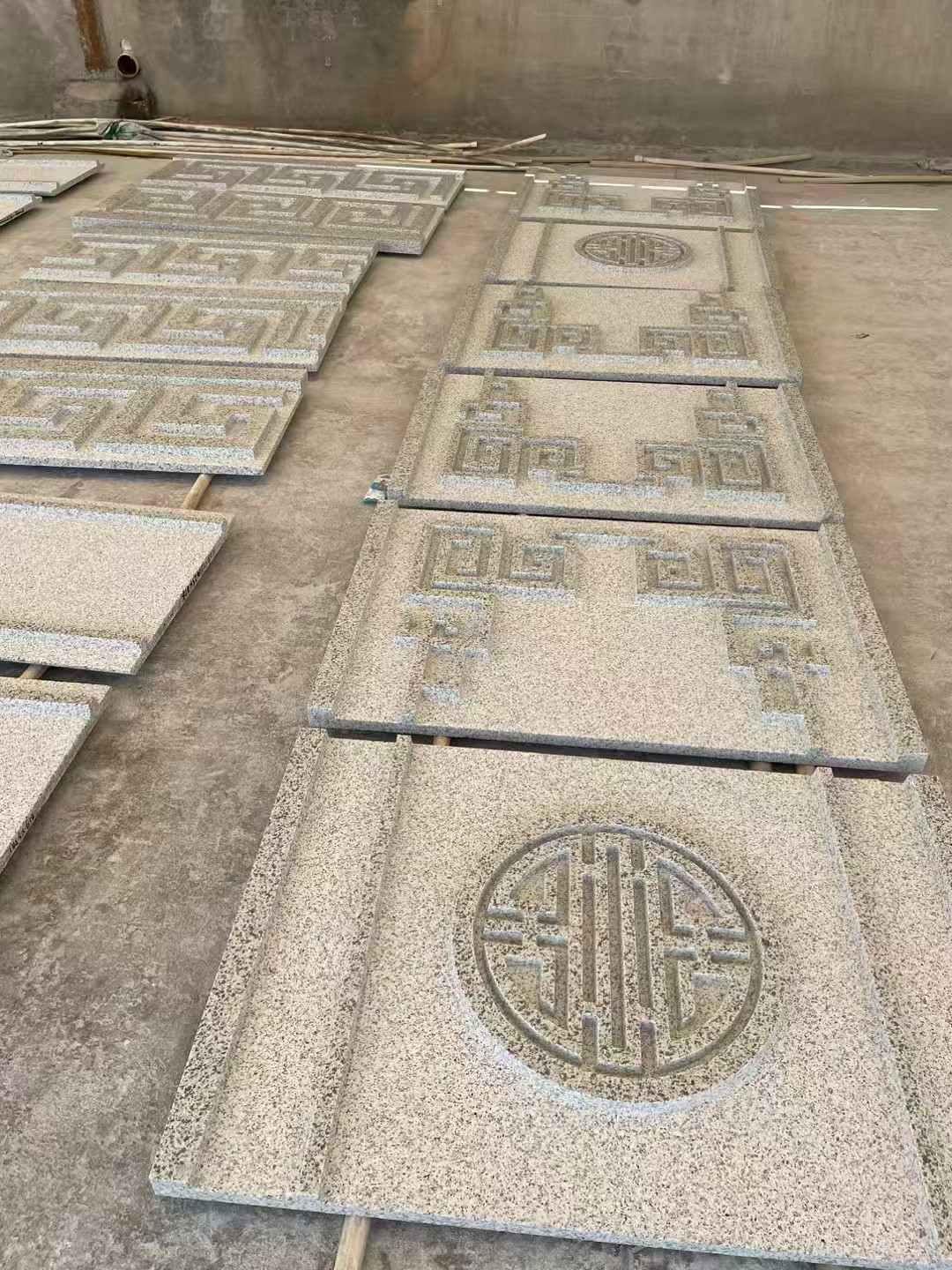 双鸭山 白麻花岗岩外墙立面雕刻板