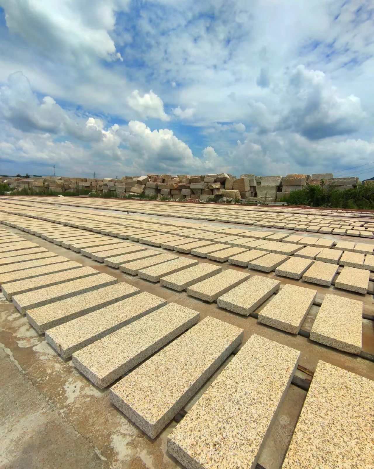 双鸭山 黄金麻花岗岩荔枝面地铺石防护中