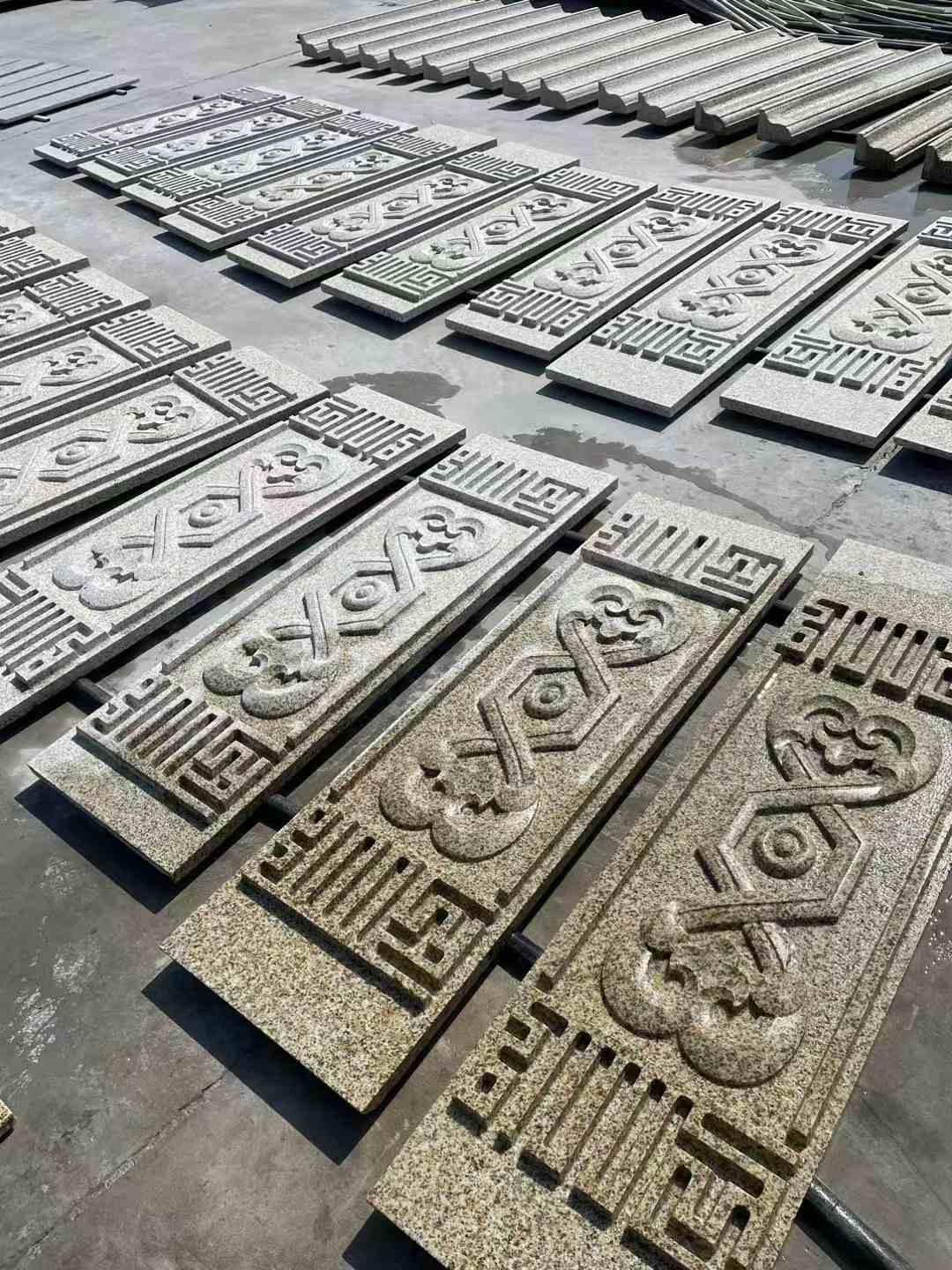 双鸭山 黄金麻花岗岩外墙雕刻板